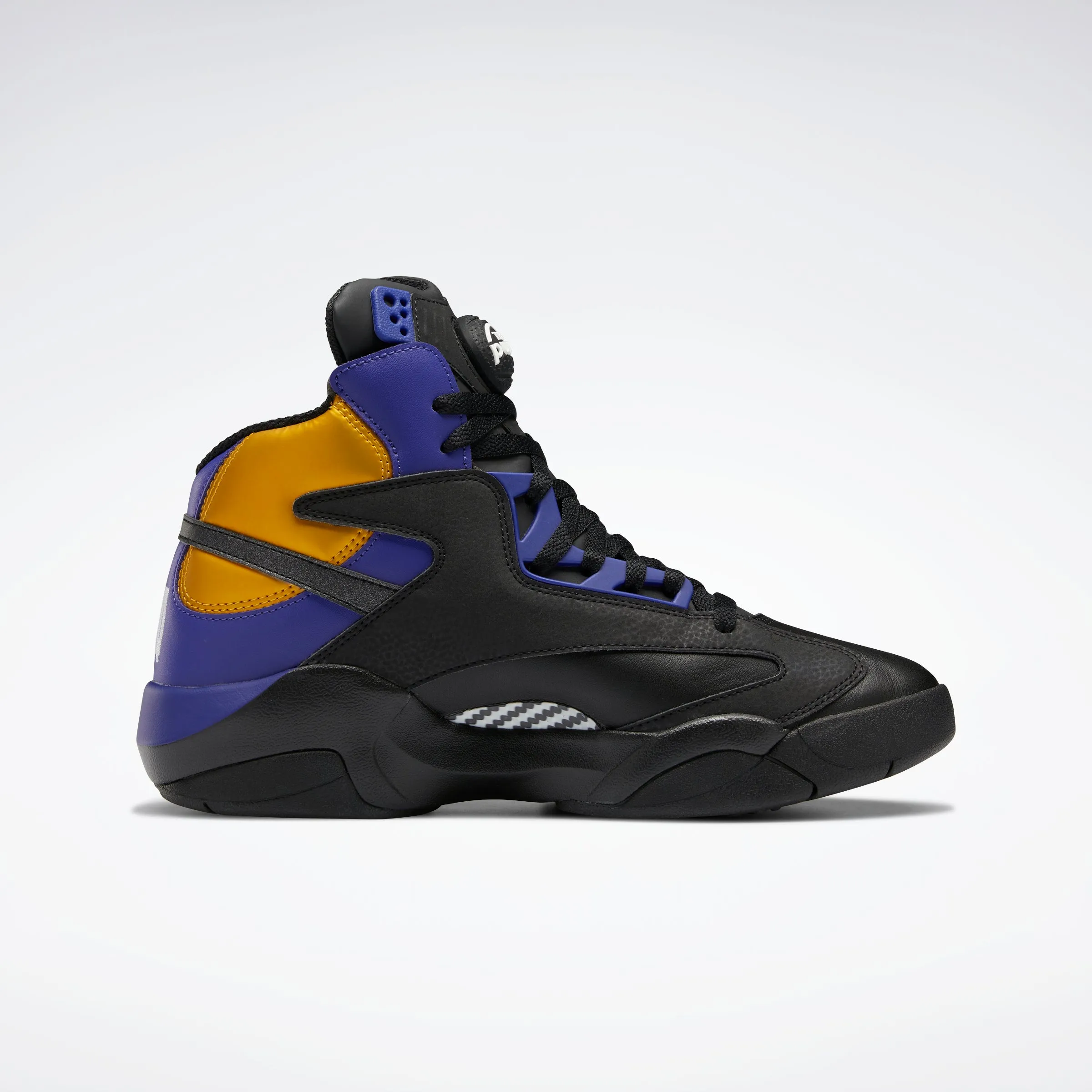 Reebok Footwear Men Shaq Attaq Shoes Cblack/Bolprp/Cogold