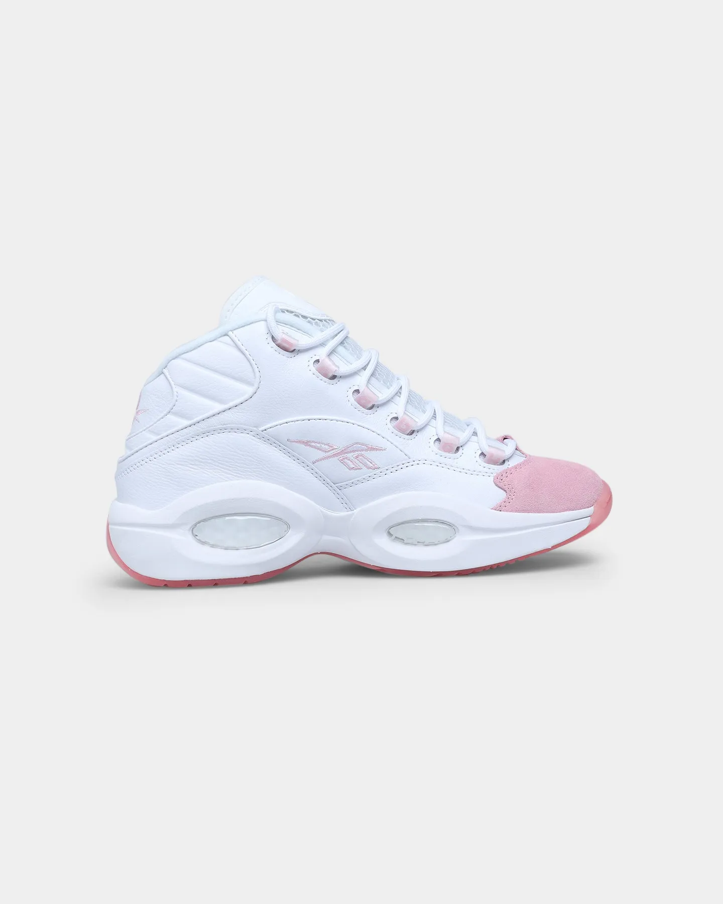 Reebok Question Mid White/Pink Glow/Porcelain Pink