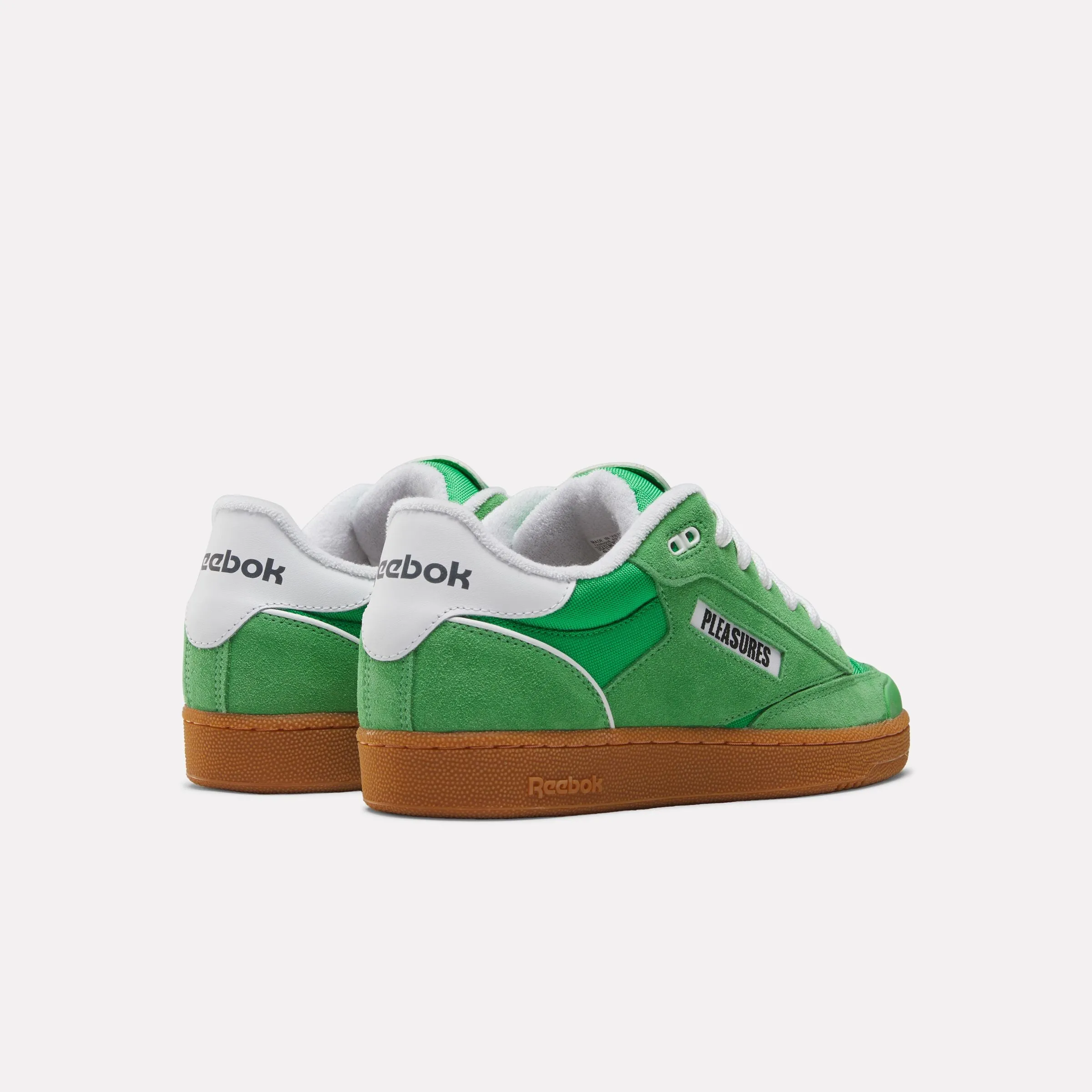 Reebok X Pleasures Club C Bulc Sportgreen/Green/White