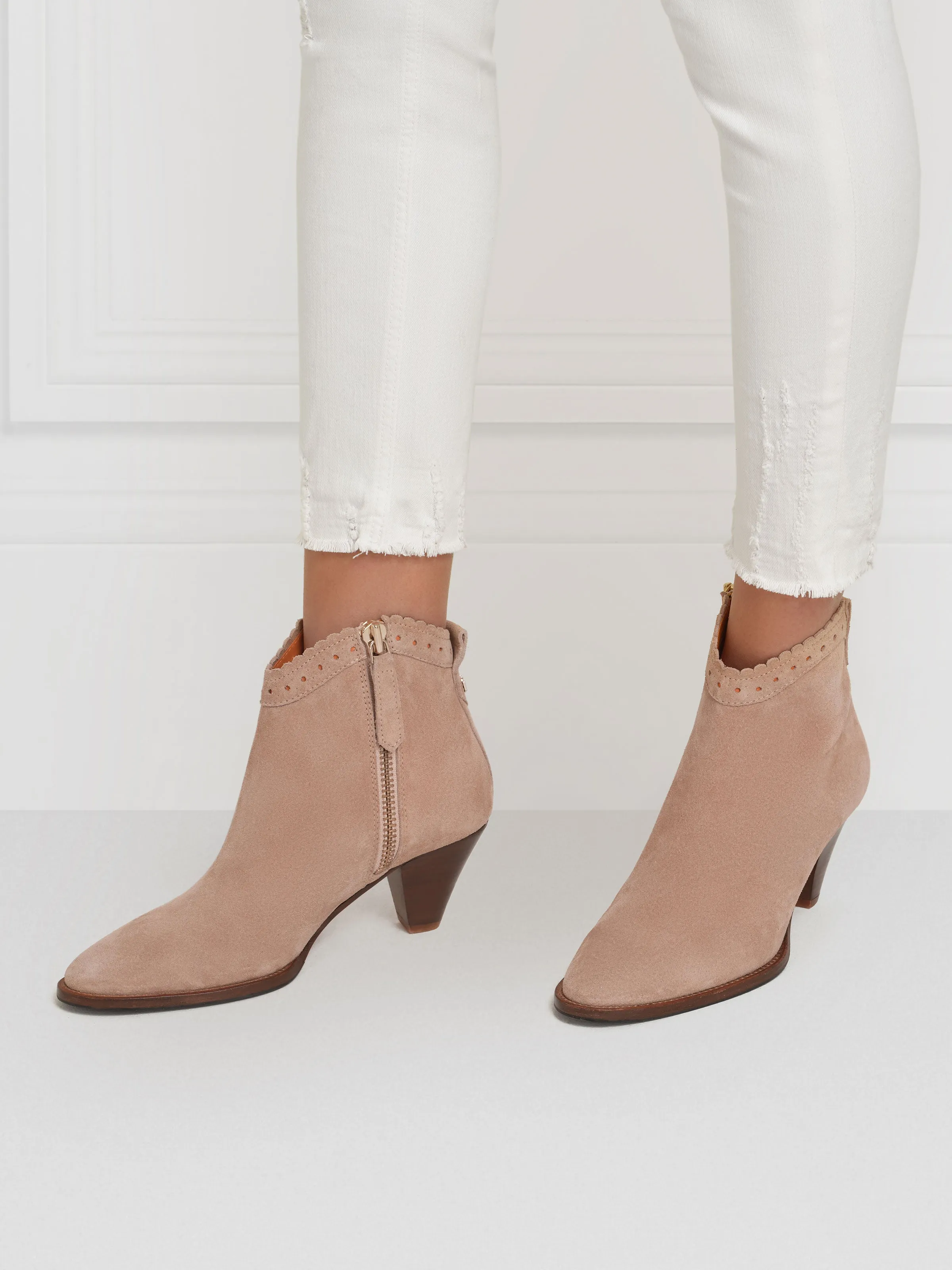 Regina Ankle Boot - Blush