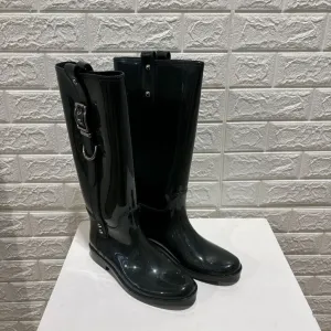 Rubber Knee High Rain Boots