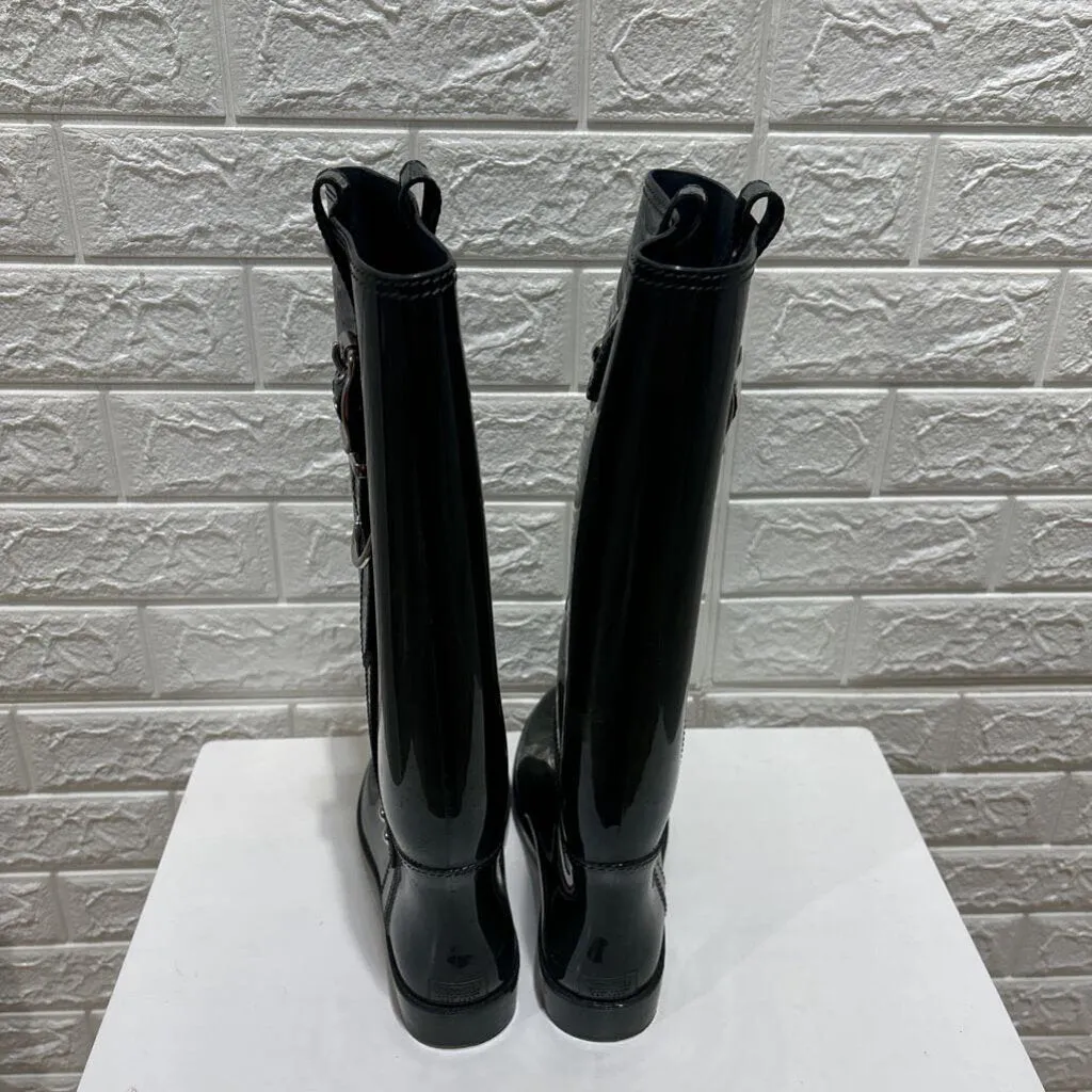 Rubber Knee High Rain Boots