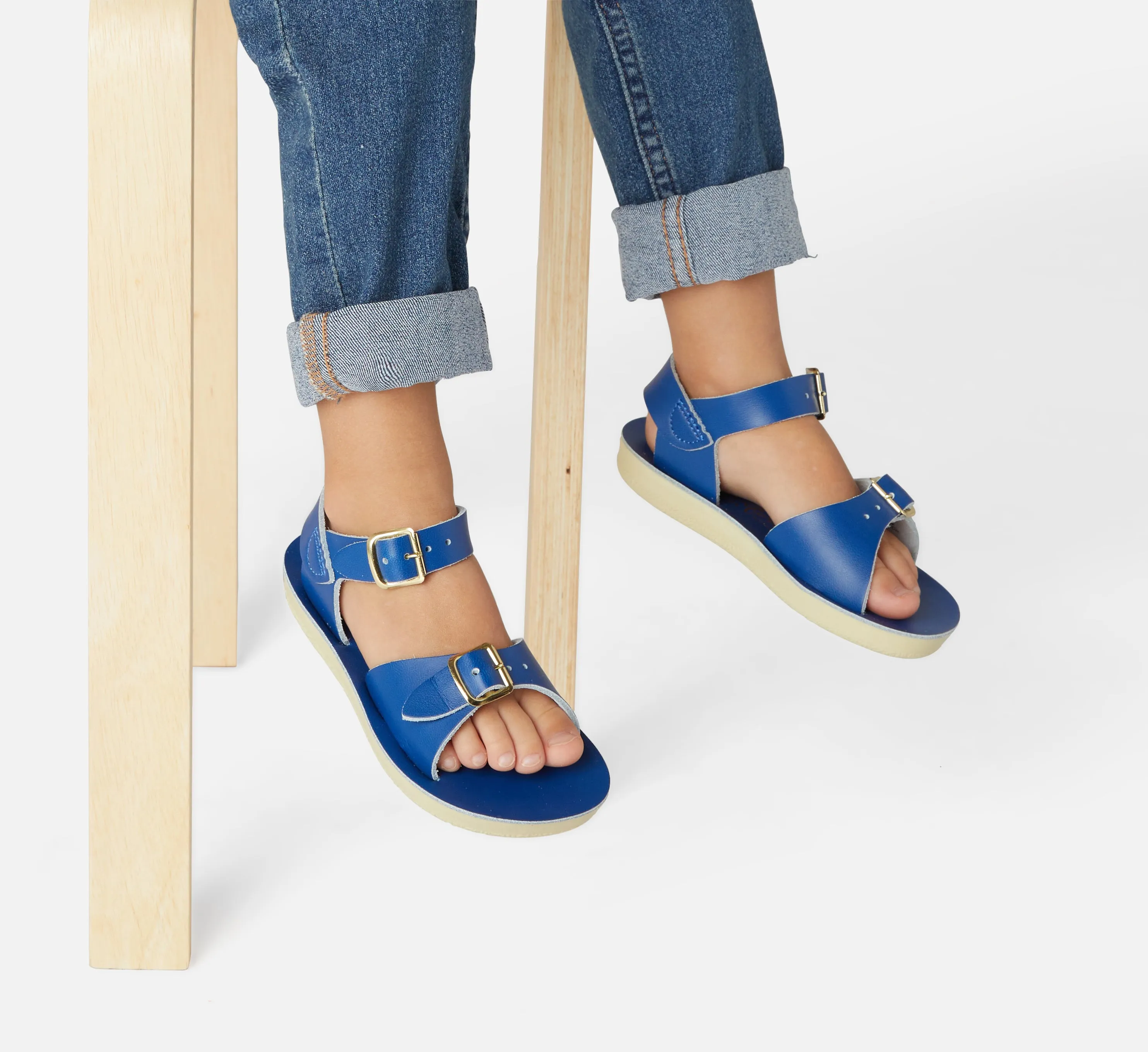 Salt-Water Sandals Child Surfer Cobalt