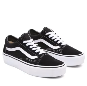 Scarpe Donna VANS Sneakers Old Skool Platform colore Nero e Bianco