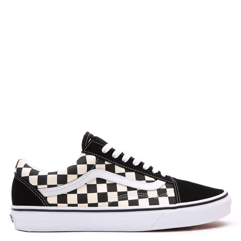 Scarpe Unisex VANS Sneakers Old Skool Primary Check colore Nero e Bianco