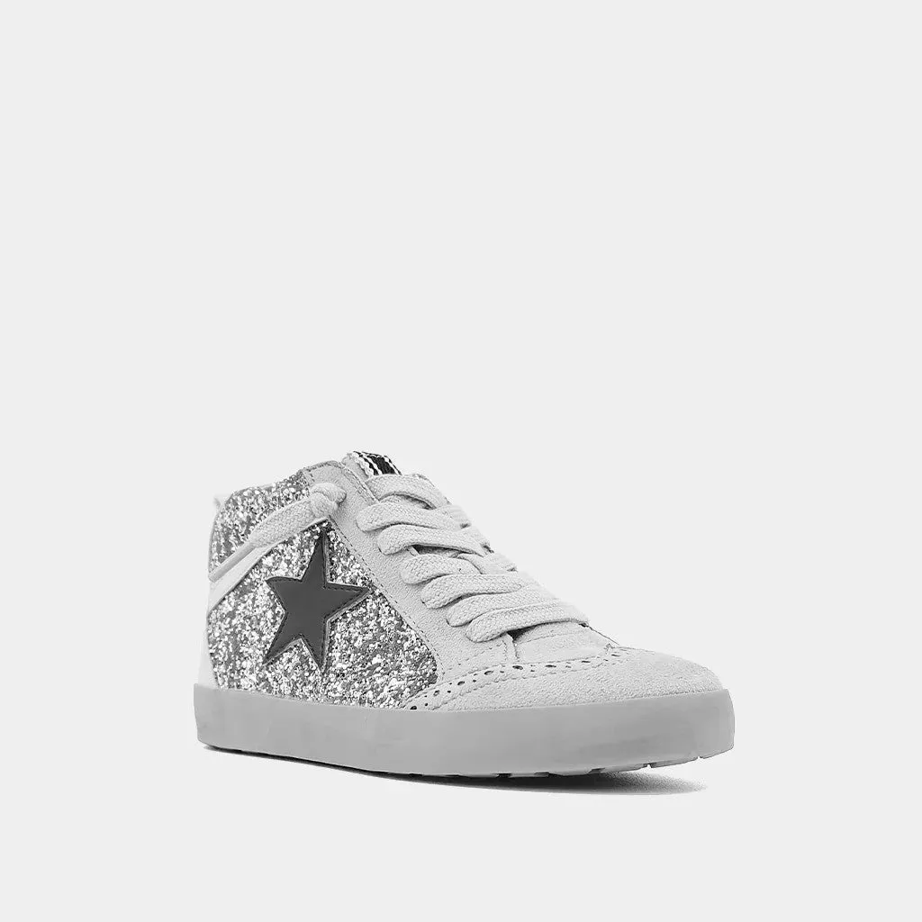 ShuShop Kids Paulina Sneaker Silver Glitter