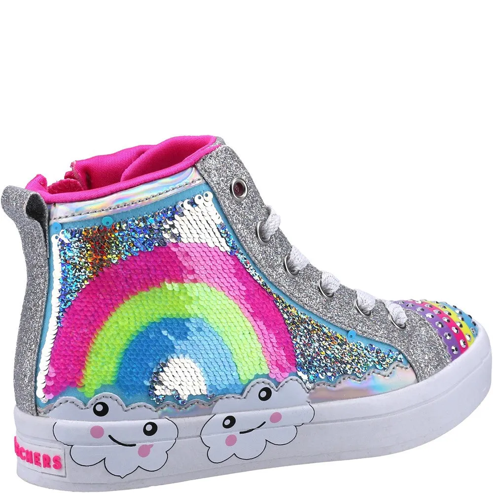 Skechers Flip Kicks Twi-Lites 2.0 Rainbow Daydreams Boot