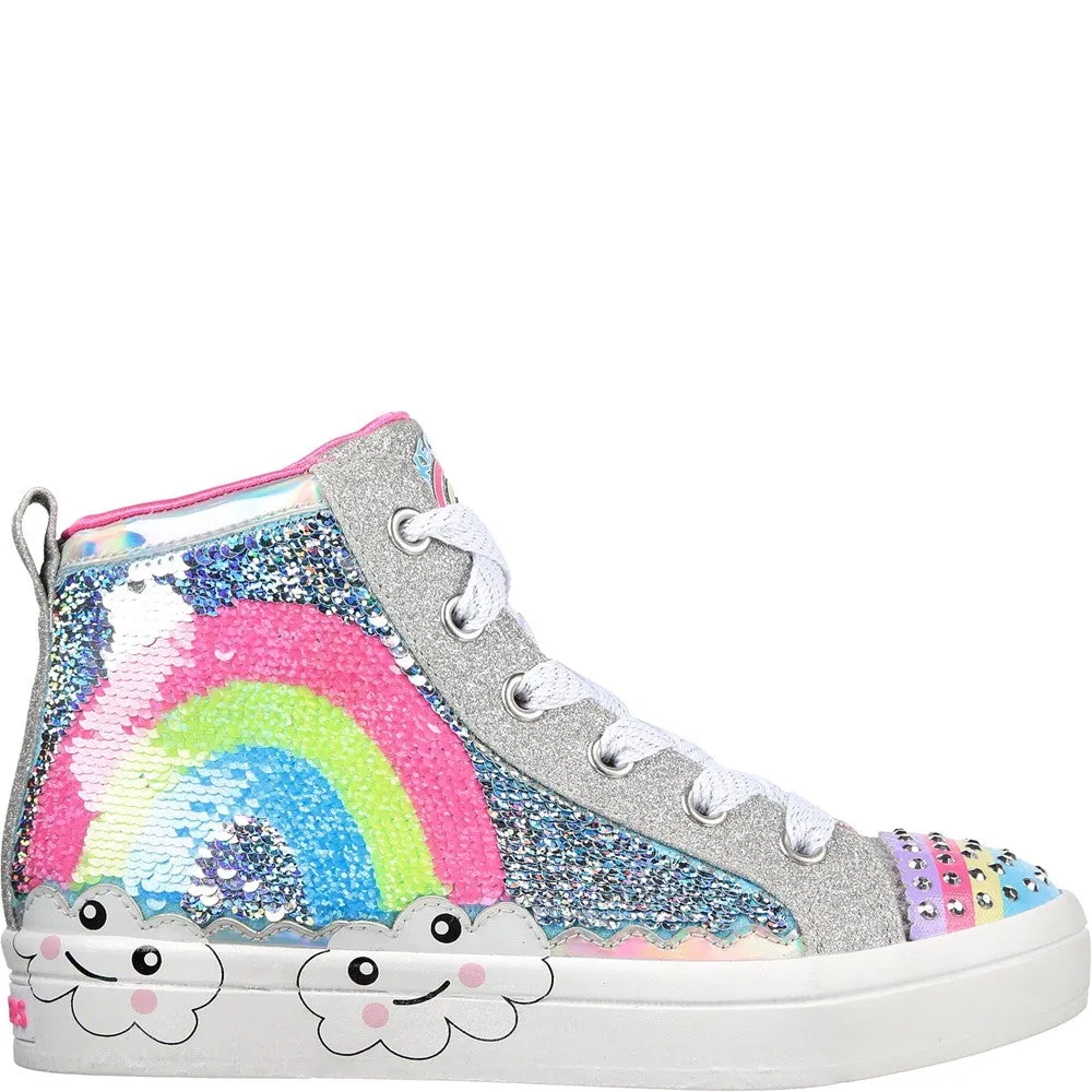 Skechers Flip Kicks Twi-Lites 2.0 Rainbow Daydreams Boot