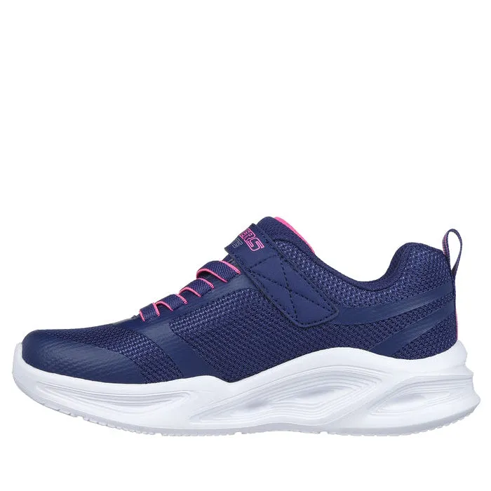 Skechers Girls Light Ups Sola Glow SLights Navy