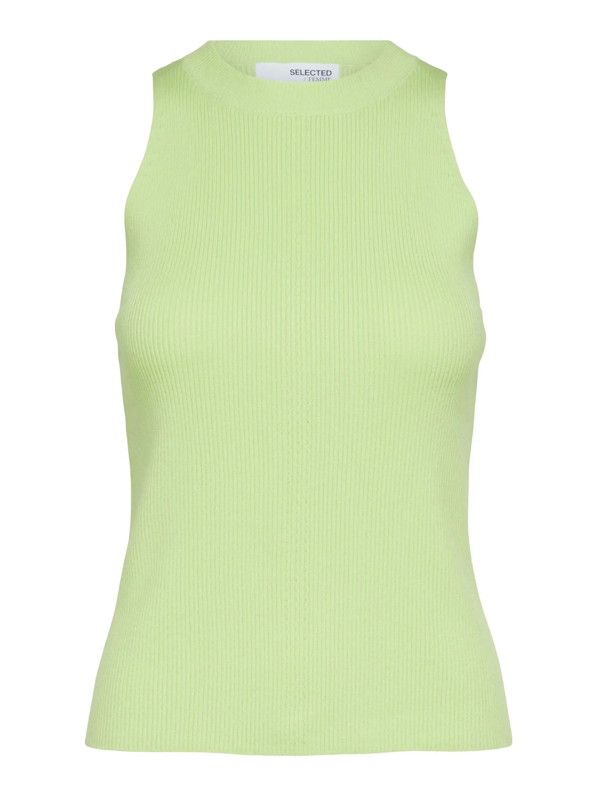 SLFSOLINA SL KNIT TOP | SHARP GREEN