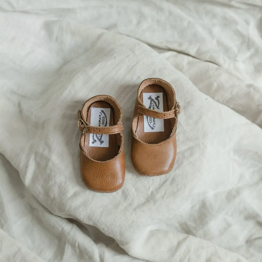 Soft Soled Mary Jane | Cognac