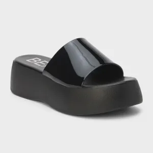 Solar Platform Sandal - Black