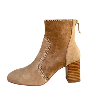 Solina Fawn Suede Ankle Boots