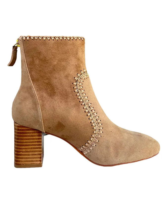 Solina Fawn Suede Ankle Boots