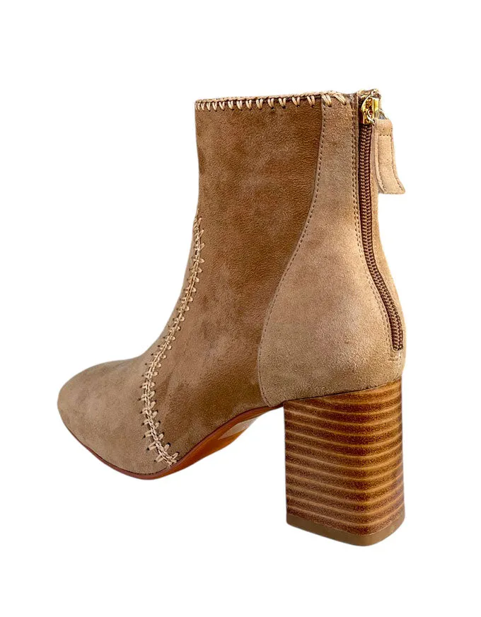 Solina Fawn Suede Ankle Boots