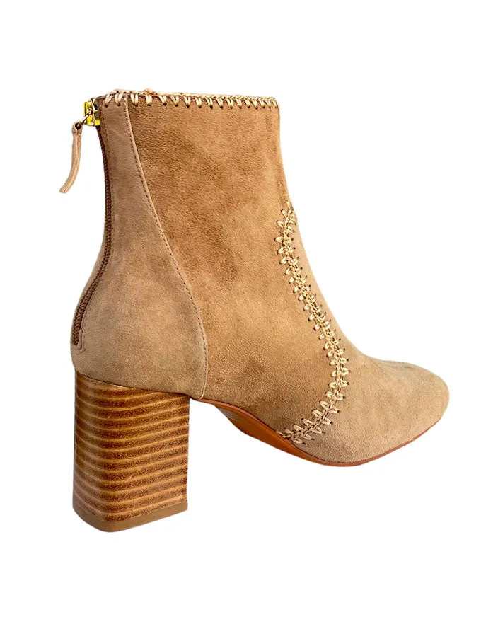 Solina Fawn Suede Ankle Boots