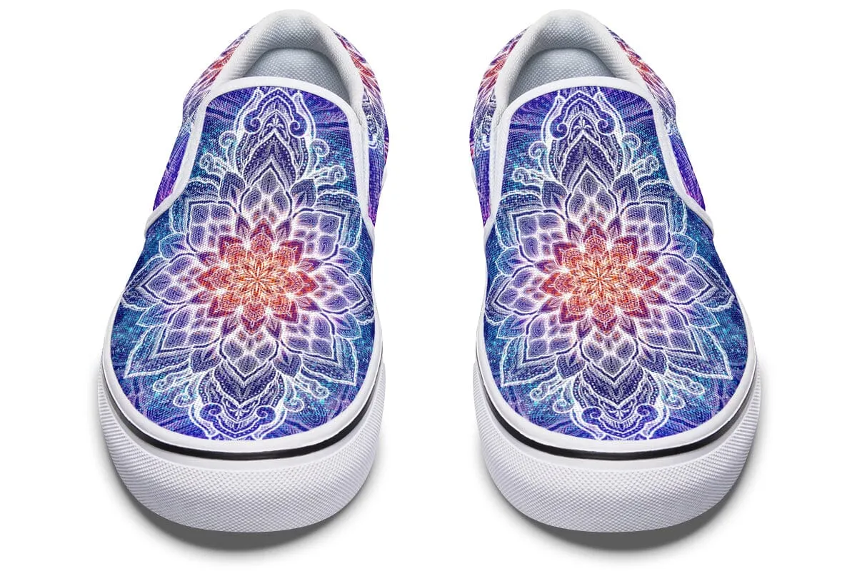 Spark of Joy Mandala Slip on Shoes