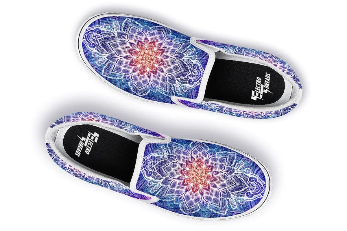 Spark of Joy Mandala Slip on Shoes