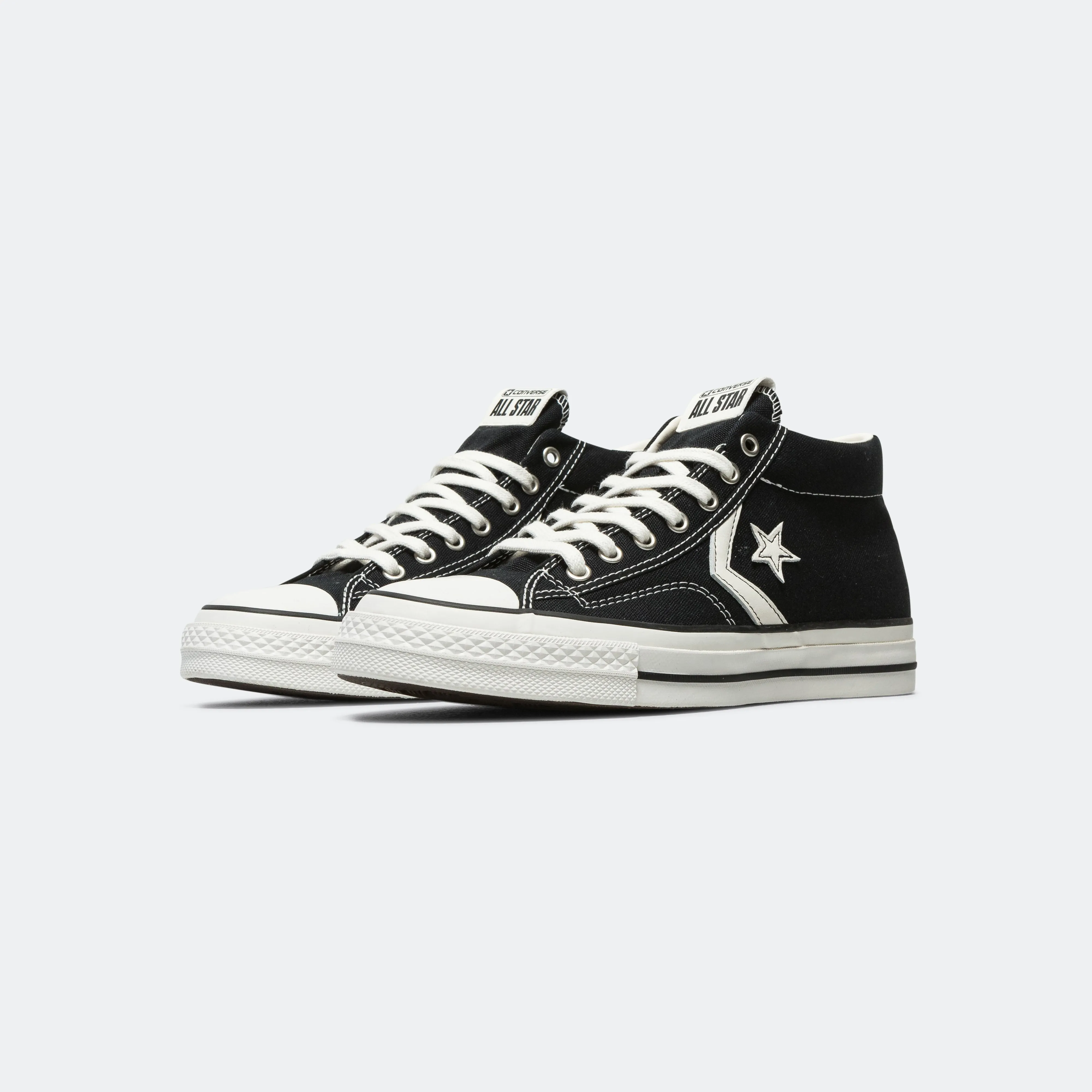 Star Player 76 Mid - Black/Vintage White-Egret