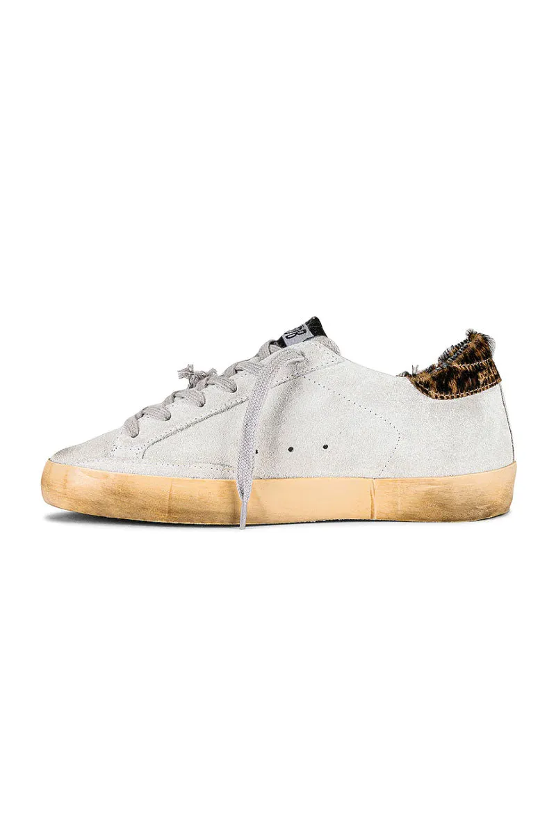 Superstar Skate - White Suede Upper Perforated Star Leo Horsy Heel Destroyed Foxing