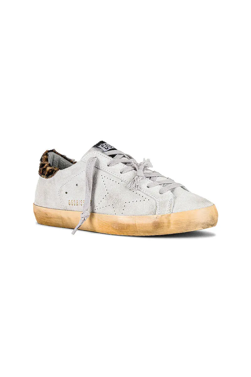 Superstar Skate - White Suede Upper Perforated Star Leo Horsy Heel Destroyed Foxing