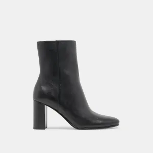 SUZY BOOTIES BLACK LEATHER