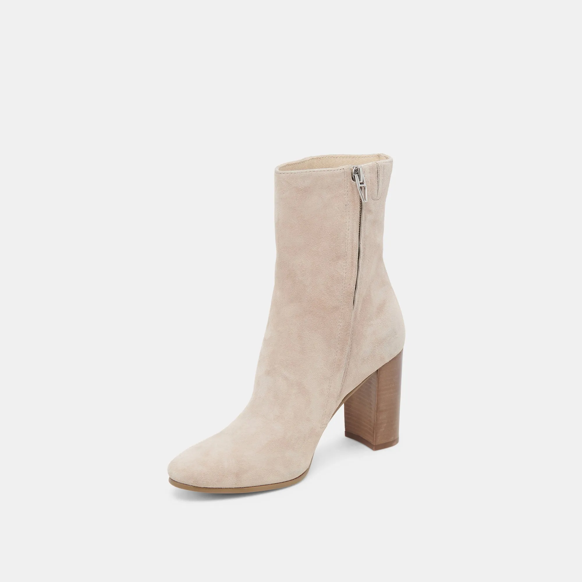 SUZY BOOTIES TAUPE SUEDE