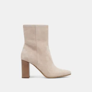 SUZY BOOTIES TAUPE SUEDE