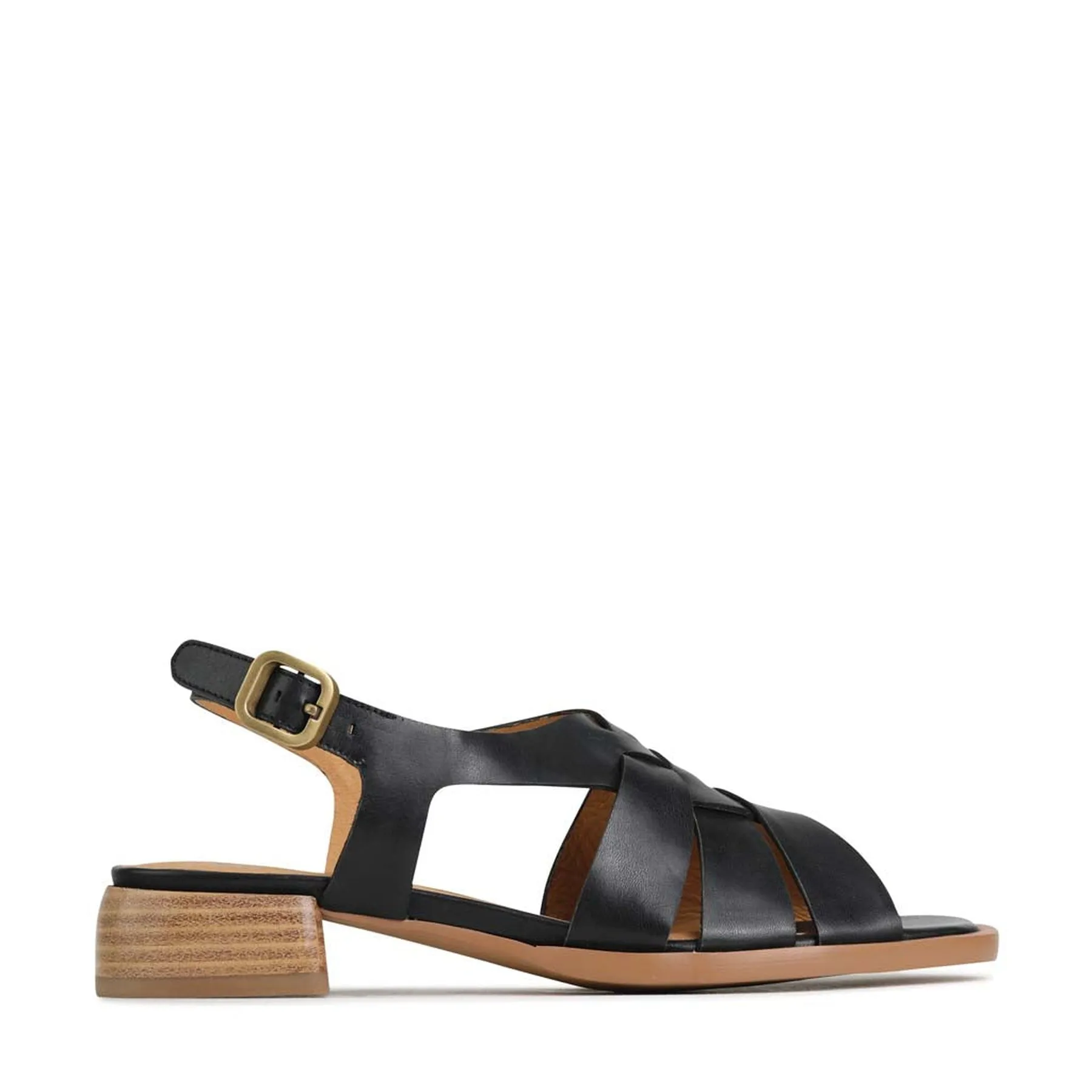 TEREZA LEATHER SLING BACK SANDALS