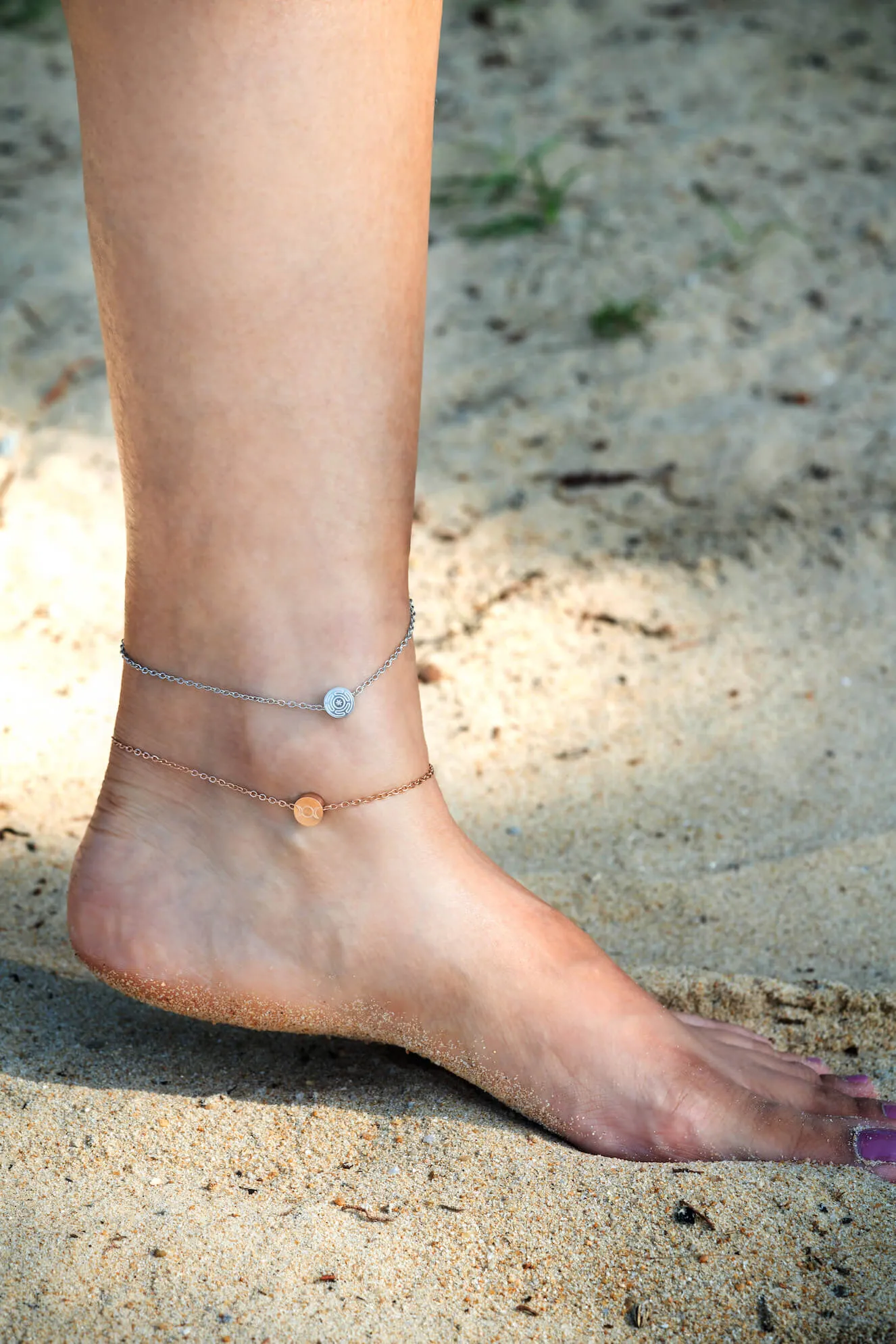 Triple Goddess Anklet