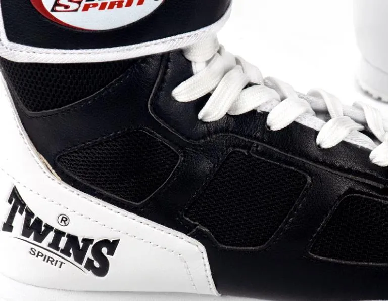 TWINS SPIRIT TBS3 BOXING SHOES BOXING BOOTS EUR 37-46 BLACK / RED