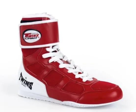 TWINS SPIRIT TBS3 BOXING SHOES BOXING BOOTS EUR 37-46 BLACK / RED