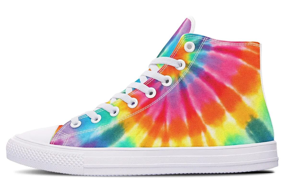 Tye Dye High Top Shoes