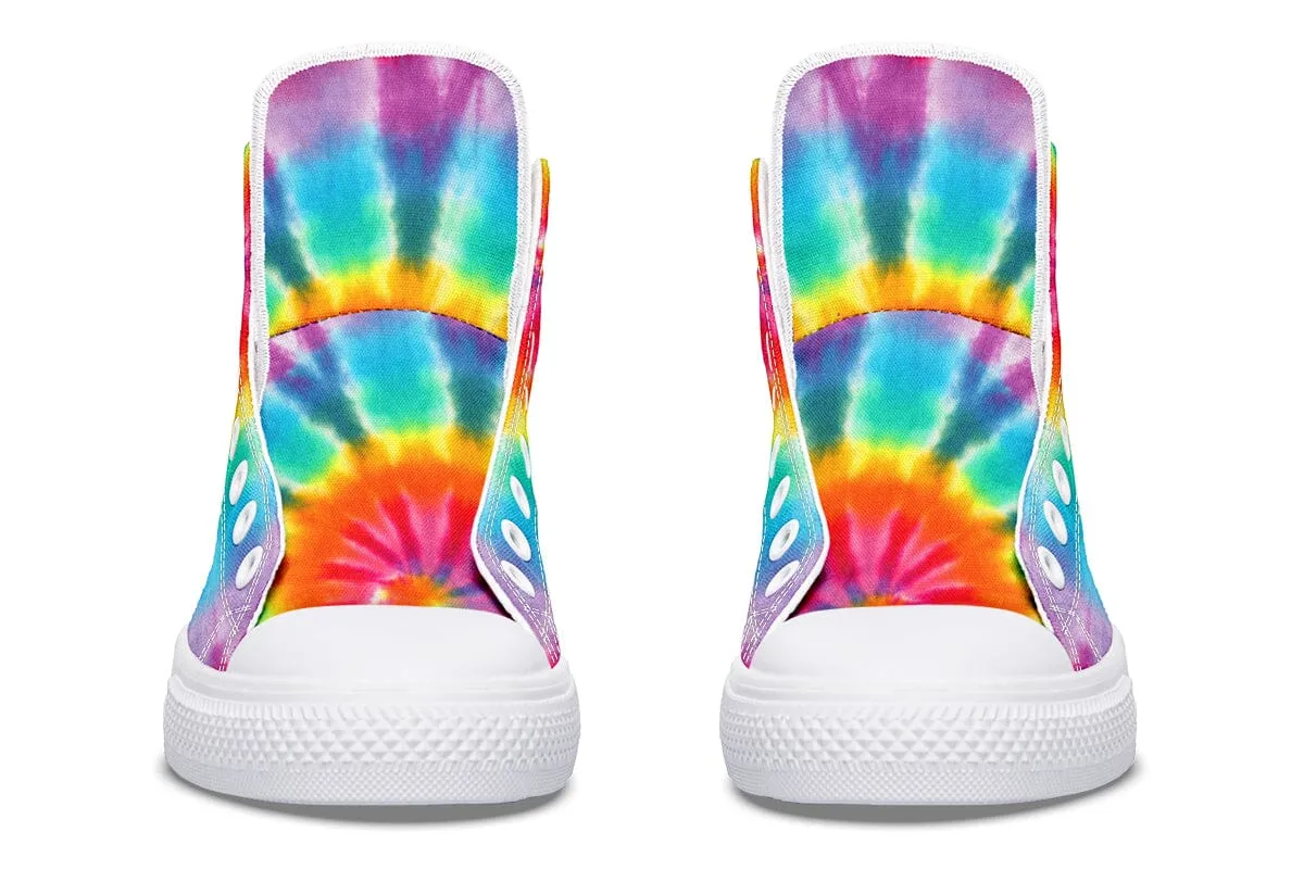 Tye Dye High Top Shoes