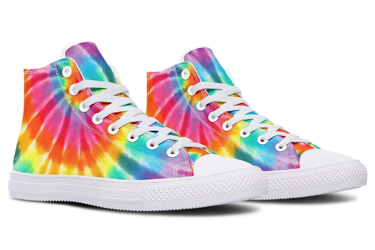 Tye Dye High Top Shoes