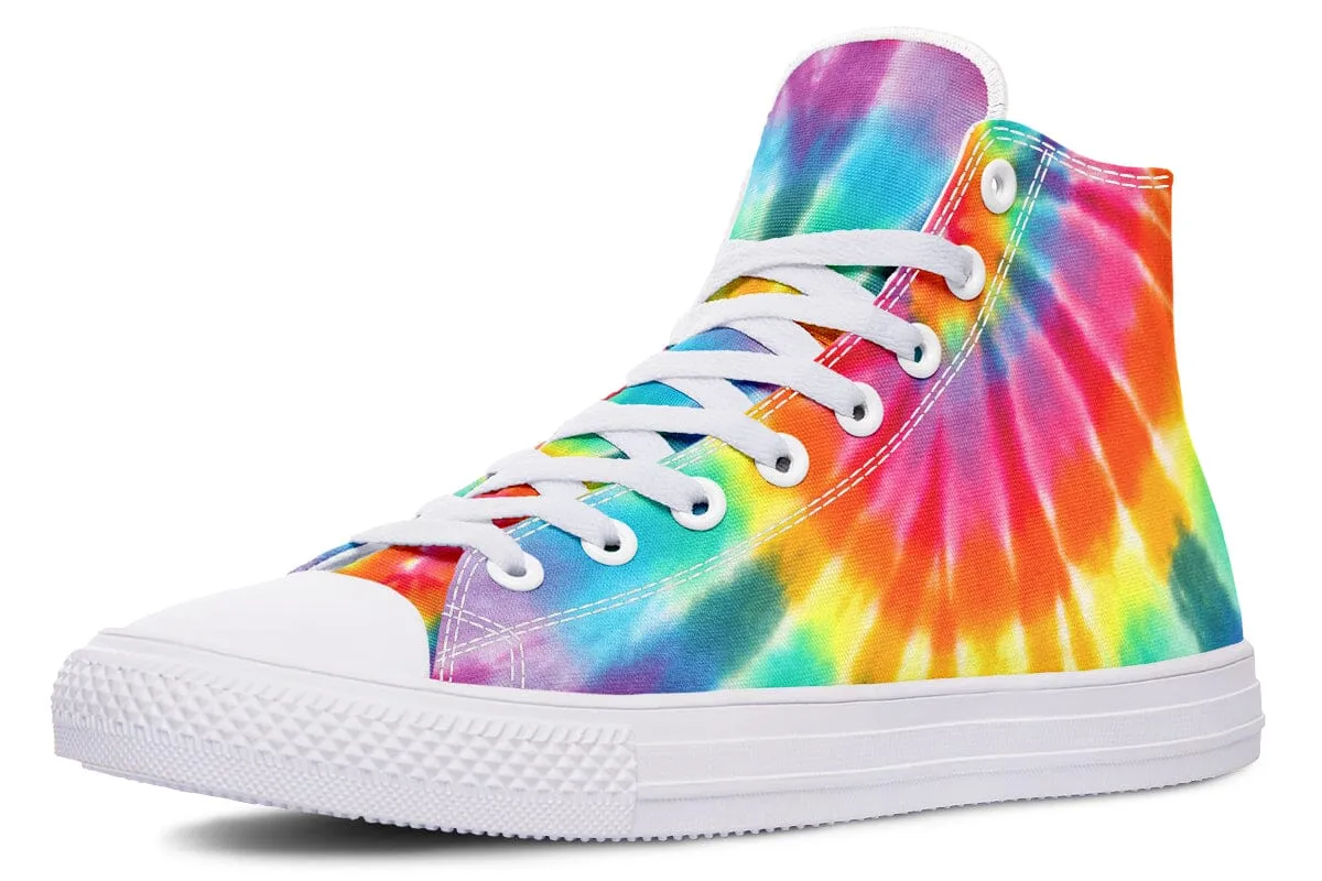 Tye Dye High Top Shoes