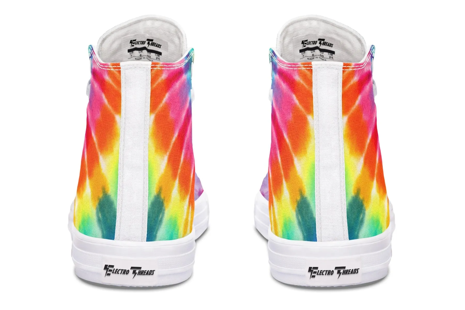 Tye Dye High Top Shoes