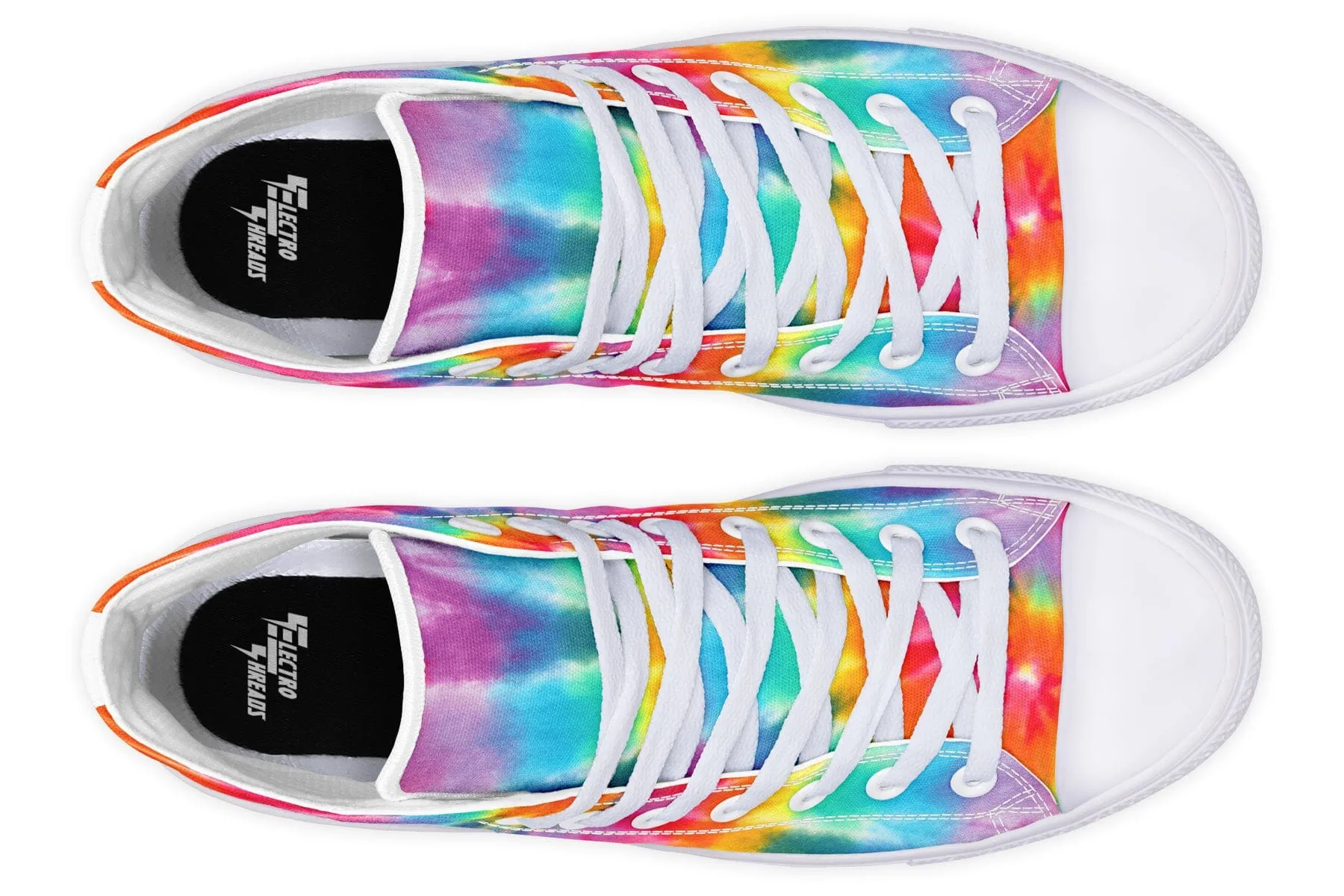 Tye Dye High Top Shoes