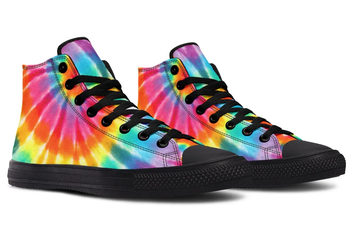 Tye Dye High Top Shoes