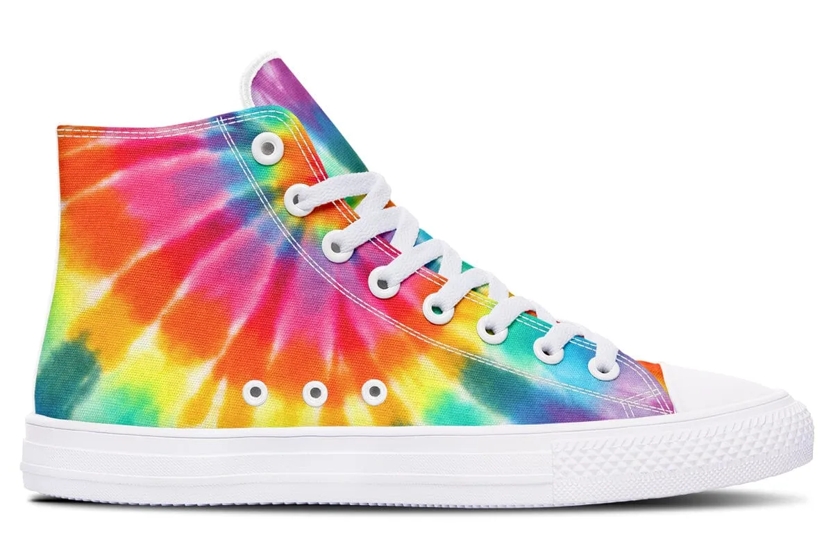 Tye Dye High Top Shoes