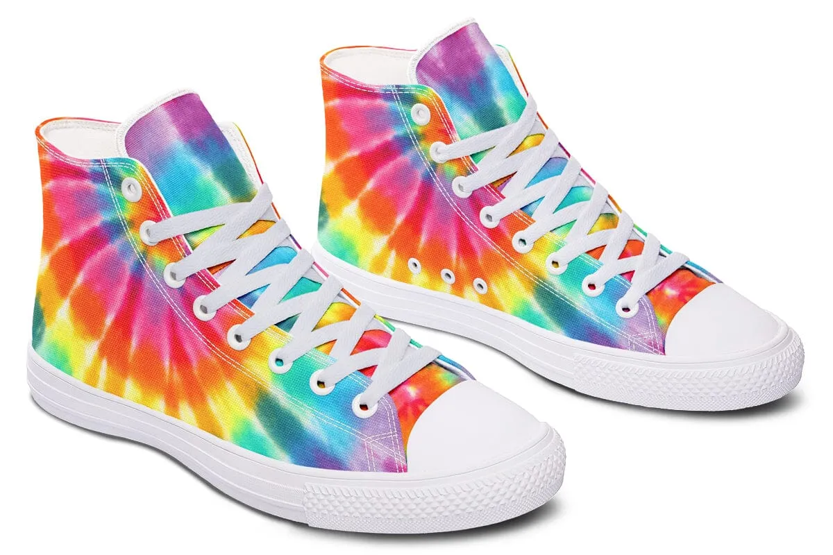 Tye Dye High Top Shoes