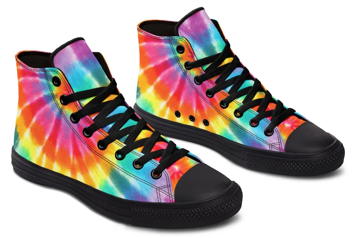 Tye Dye High Top Shoes