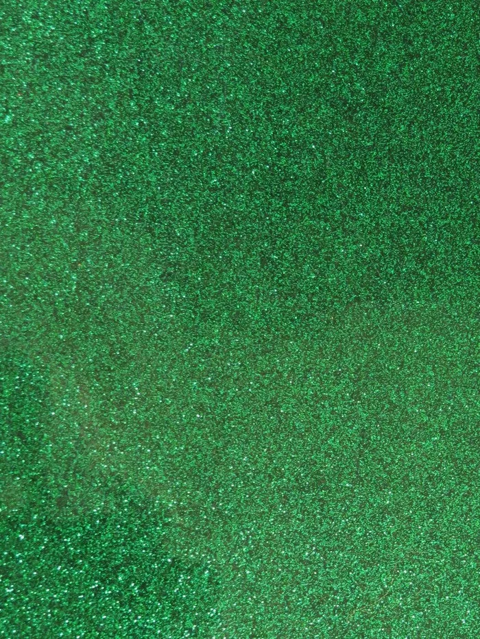 Ultra Sparkle Glitter Upholstery Vinyl Fabric / DARK GREEN / Sold by The Yard