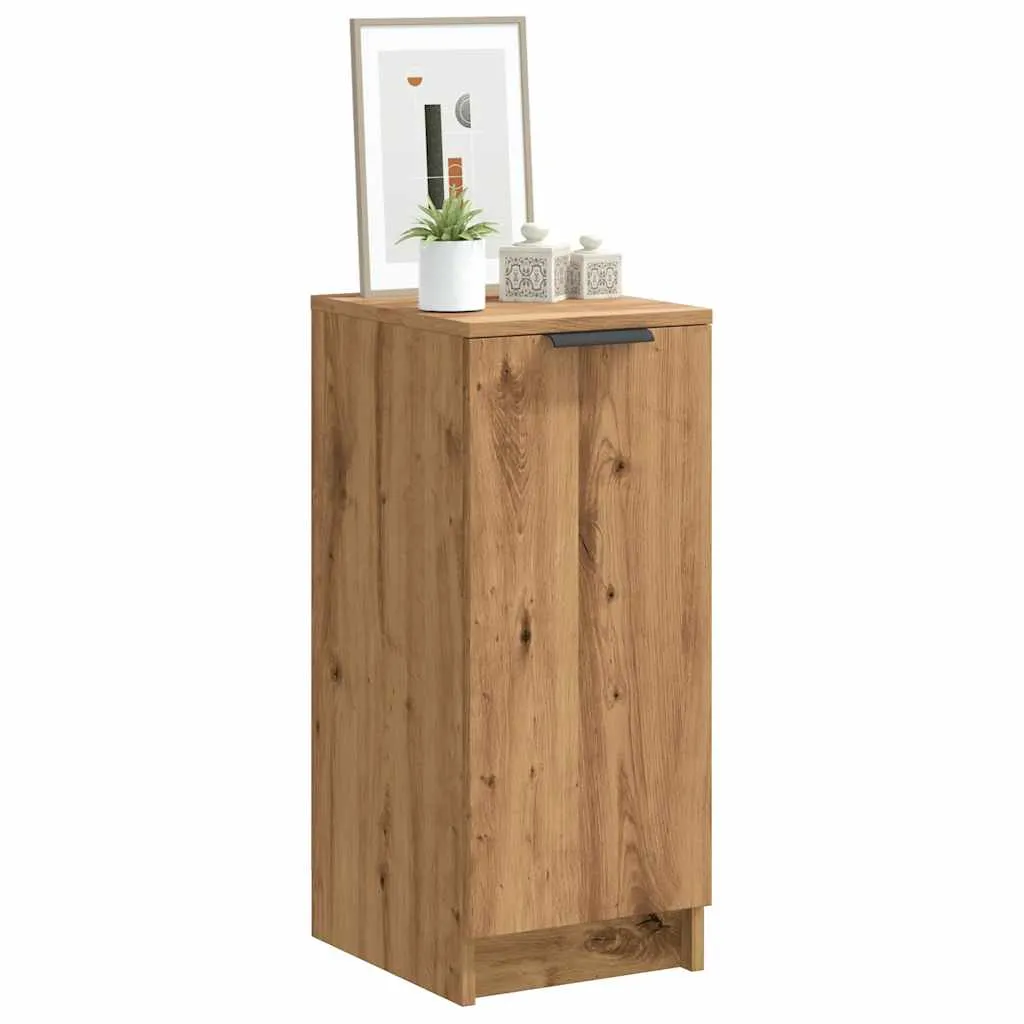 vidaXL Shoe Cabinet Artisan Oak 29.5x35x70 cm Engineered Wood