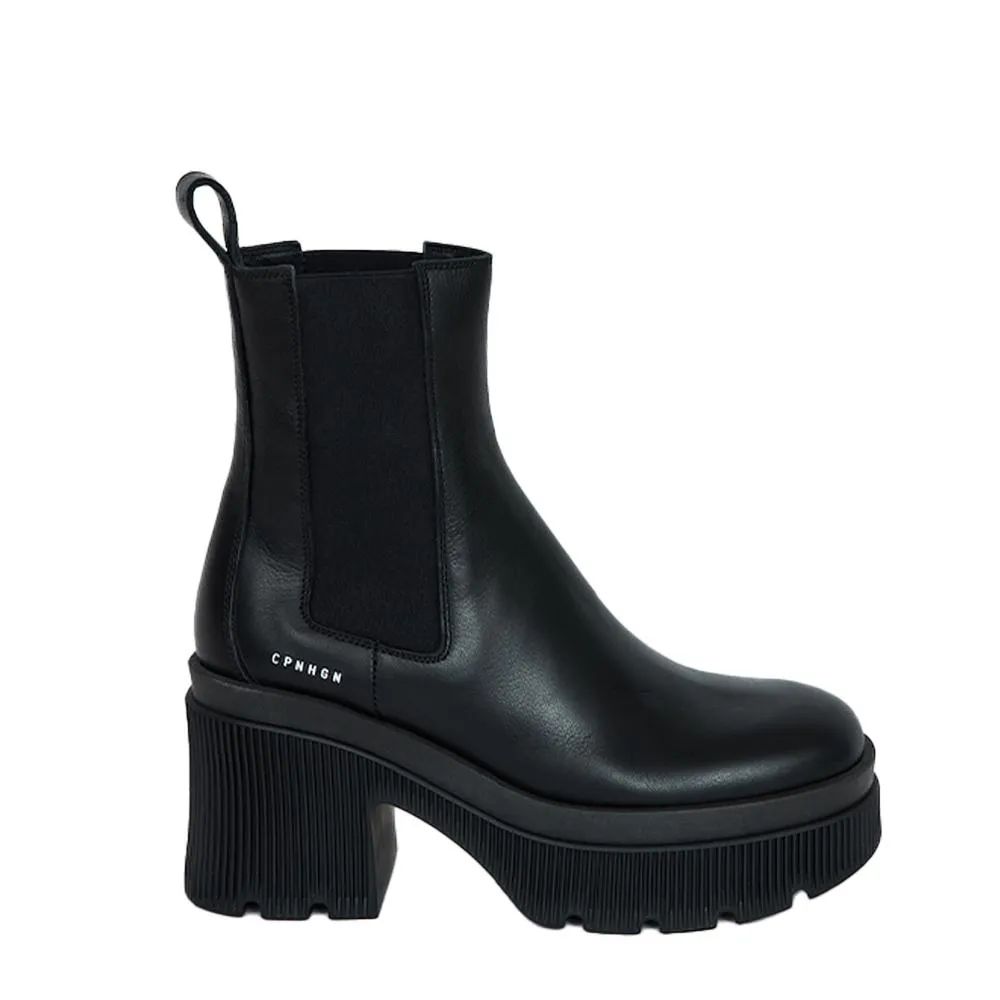 Vitello Black Ankle Boots