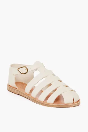 White Homeria Sandals