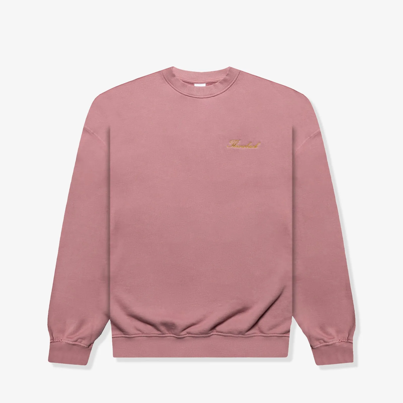 Winter Script '23 Oversized Crew - Washed Pink Foam