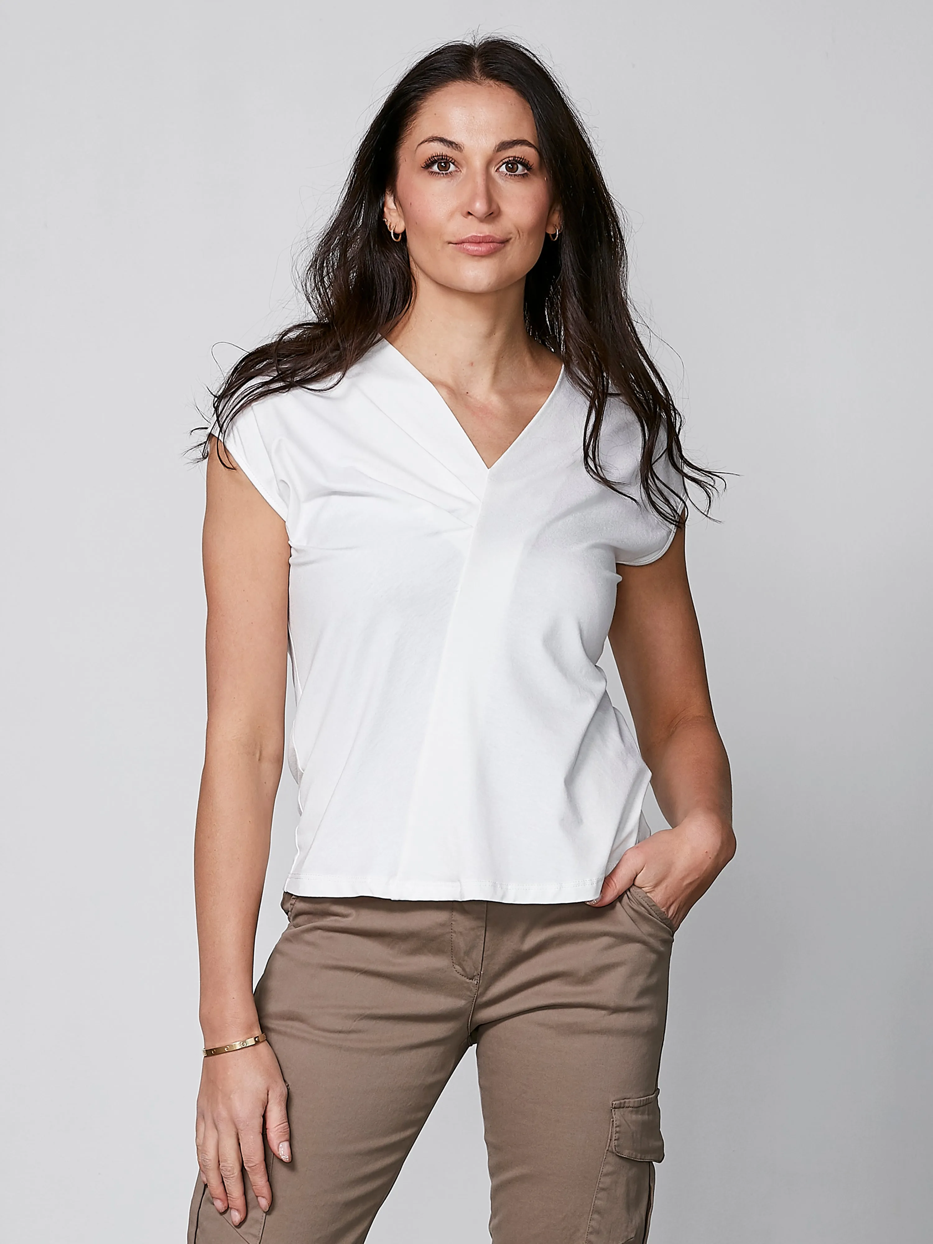 YELDA t-shirt - Creme